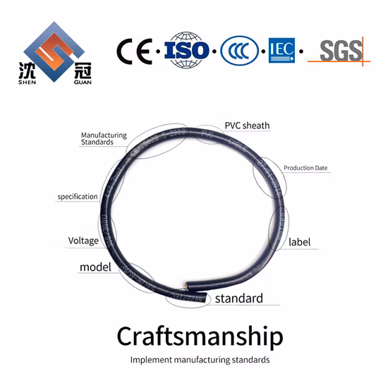 Shenguan Wire Cable PVC Insulation Multi Core Electric Shielded Signal Control Wire Nsgafou 3 Kv Shd-Gc 2kv Signal Cable Coaxial Cable Wire Harnesses