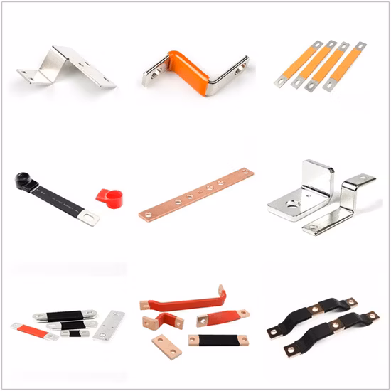 Factory Solid Copper Bus Bar Insulated Tin/Nickle Plated Copper Busbars for New Energy Battery