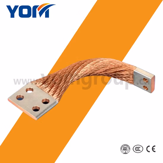 Flexible Ground Copper Wire Braid Earth Strap Tinned Braided Copper Wire