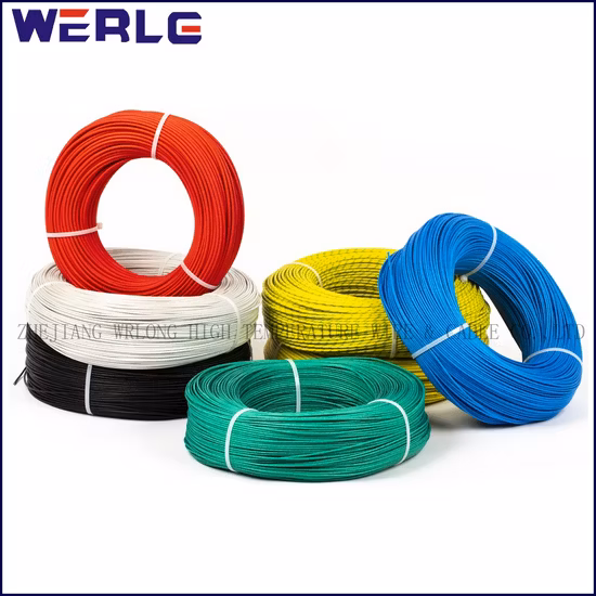UL 3122 High Temperature Resistant Silicone Fiberglass Braided Copper Cable Wire